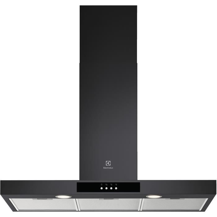 Hotte décorative box - ELECTROLUX - LFT429K - 89,8 x 45 x 67,8 cm - Noir