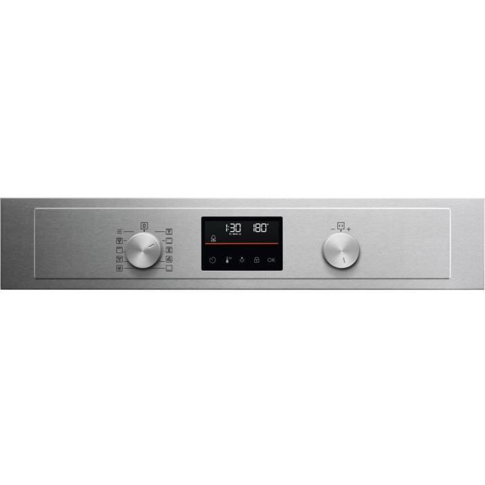 Four encastrable multifonction pyrolyse - ELECTROLUX - COH4P06BX3 - Inox - Anti-trace - Porte froide - 25 programmes de cuisson