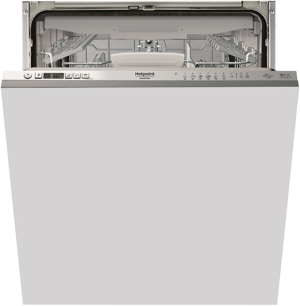 Lave-vaisselle tout encastrable HOTPOINT HI5030WEF - 14 couverts - Induction - L60cm - 43 dB - tiroir a couverts