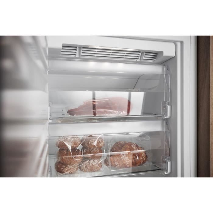 Congélateur armoire - HOTPOINT - UH8F3DXI - 263 L - 5 tiroirs - Classe D - Inox