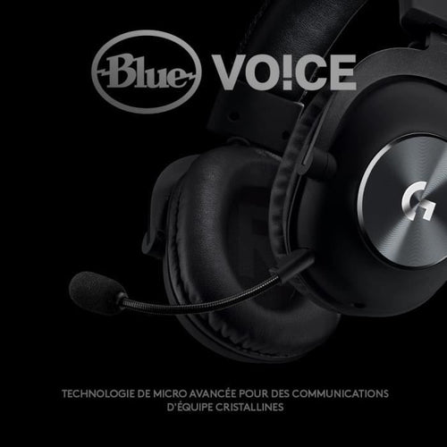 Casque gamer - Filaire - Logitech G - Pro X - USB - PC - Noir