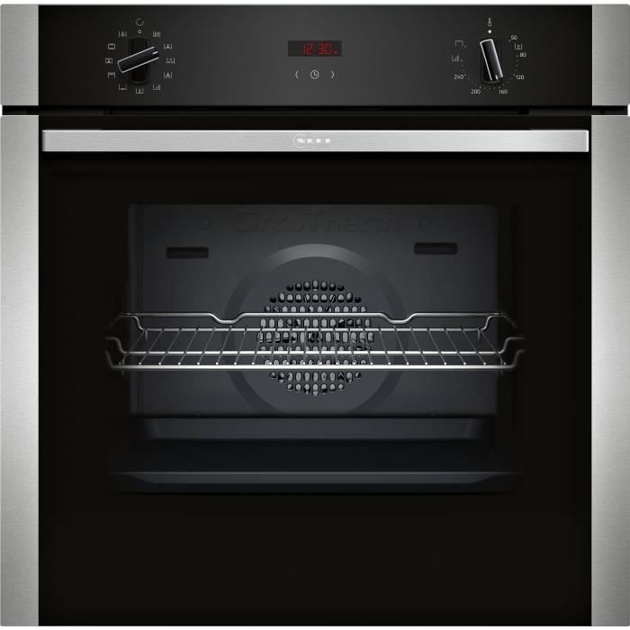 Four ecoclean - NEFF N30 - B1ACD5AN3F - Noir - 7 modes de cuisson - 59,5 x 59,4 x 54,8 cm