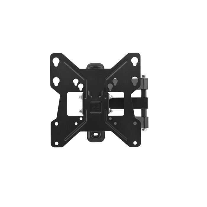 ONE FOR ALL WM2241 Support mural inclinable (15°) et orientable (180°) pour TV de 13 a 43 (33 a 109cm) - Poids max : 30kg
