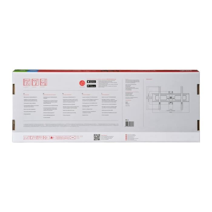 ONE FOR ALL WM2651 Support mural inclinable et orientable a 180° pour TV de 81 a 229cm (32-90)