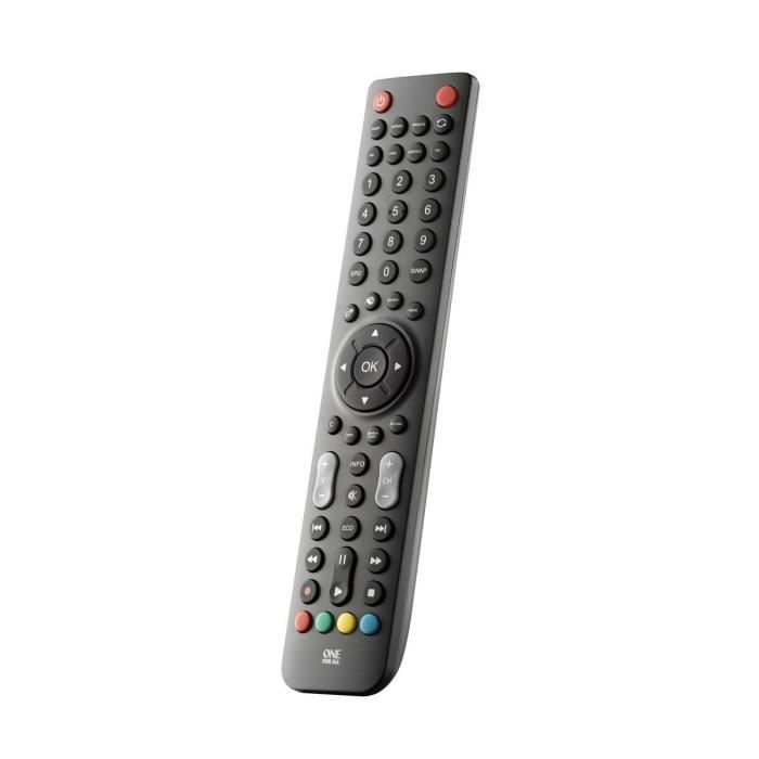 Télécommande universelle - ONE FOR ALL - URC1921 - Compatible avec TV Sharp - Design élégant - Couleur noire