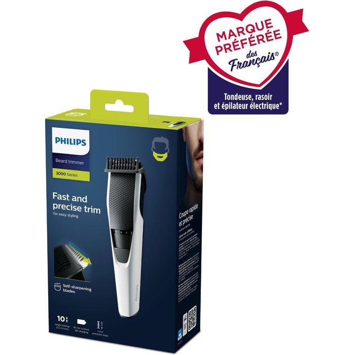 Tondeuse barbe - PHILIPS - BT3206/14 - Series 3000