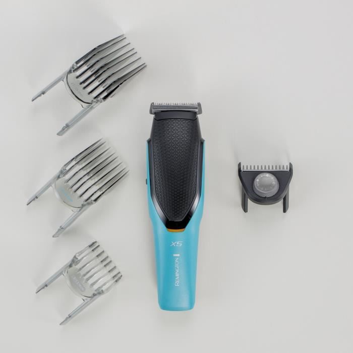 Tondeuse cheveux - REMINGTON - HC5000 X5 Power Xseries - 75 min - Turbo - Bleu