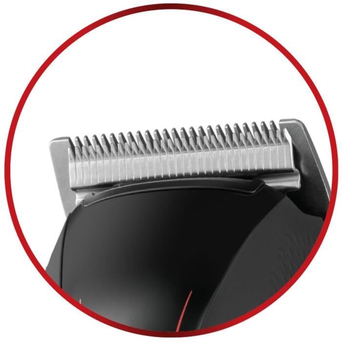 Tondeuse Cheveux REMINGTON HC550 Easy Fade Pro  sans fil  étanche  guides de coupe fixe, a dégradé et pour oreilles