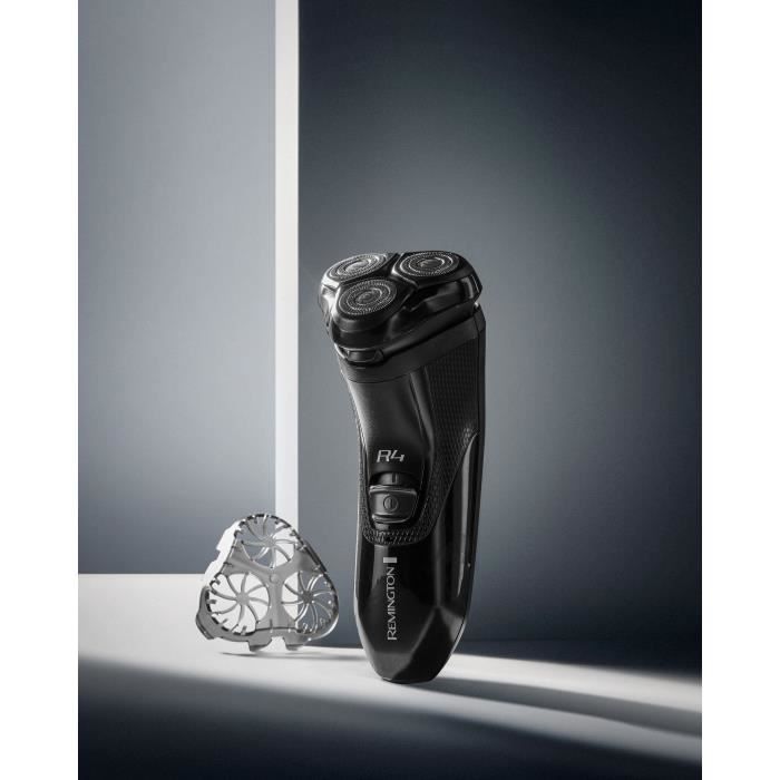 Tondeuse barbe - REMINGTON - R4002 R4 Style Series Rotary Shaver - 40 min - Noir