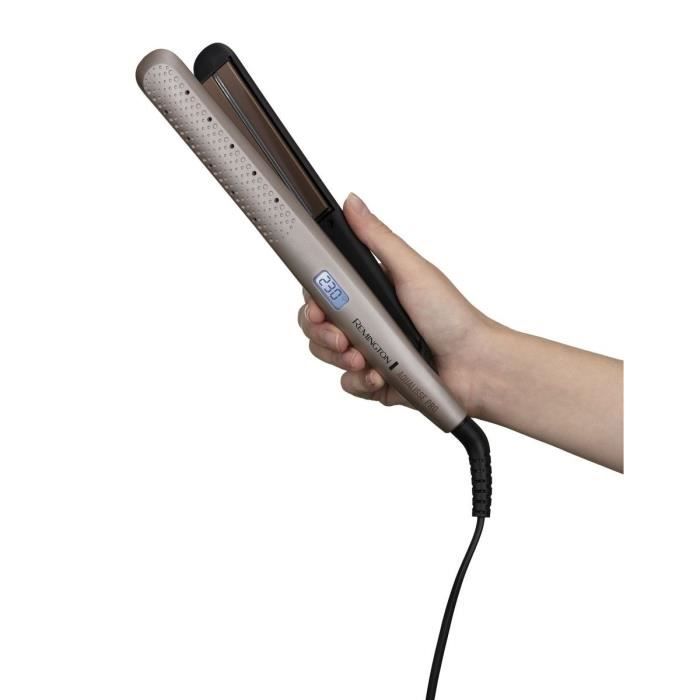 Lisseur REMINGTON S7972 Aqualisse PRO  jusqu'a 230° - 10 températures  arret automatique  pochette de rangement