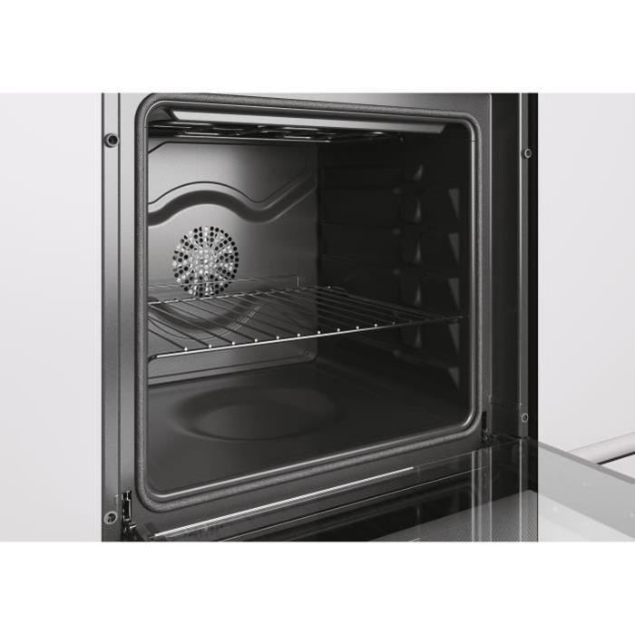 Four encastrable pyrolyse chaleur pulsée ROSIERES RFC3OP5579IN - Noir - Porte froide - 75L