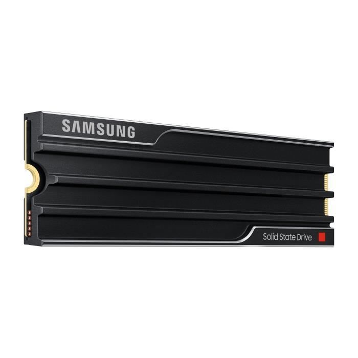 Samsung - SSD Interne - 9100 PRO avec dissipateur NVMe M.2 PCIe 5.0 x4 - 1 To - Vitesse de lecture jusqu'a 14 800 Mo/s - MZ-VAP1T0CW