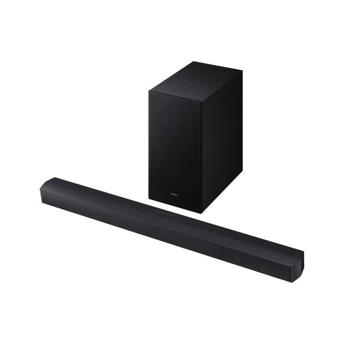 Barre de son - SAMSUNG - HW-B460F - Series 2.1ch - Puissance : 300W - Caisson sans fil 6,5 - Adaptative Sound Lite