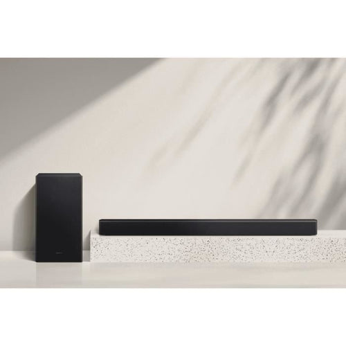 Barre de son - SAMSUNG - HW-B460F - Series 2.1ch - Puissance : 300W - Caisson sans fil 6,5 - Adaptative Sound Lite