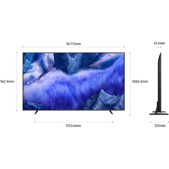 Samsung 75QEF1 - TV QLED 75 (190 cm) - 4K UHD 3840x2160 - HDR10+ - Smart TV - Gaming Hub - 3xHDMI - WiFi