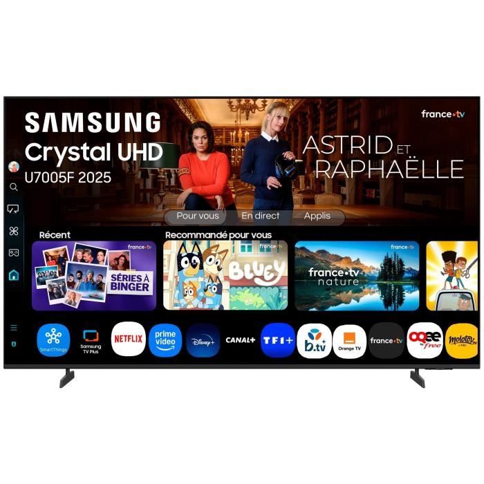 Samsung 55U7005F - TV LED 55 (140 cm) - 4K UHD 3840x2160 - HDR10+ - Smart TV - Gaming Hub - 3xHDMI - WiFi