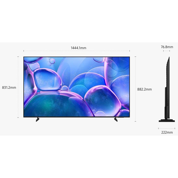 Samsung TU65U7025F - TV LED 65 (165 cm) - 4K UHD 3840x2160 - HDR - Smart TV - Gaming Hub - 3xHDMI - WiFi