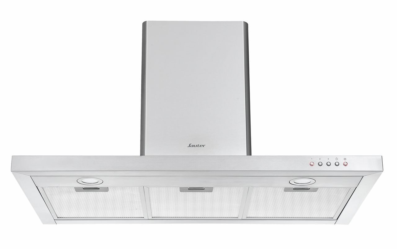 Hotte décorative murale - SAUTER - SHB1944IX - L90 cm - Inox