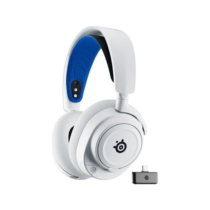 Casque gaming sans fil - STEELSERIES - Arctis Nova 7P - Multiplateforme - Blanc