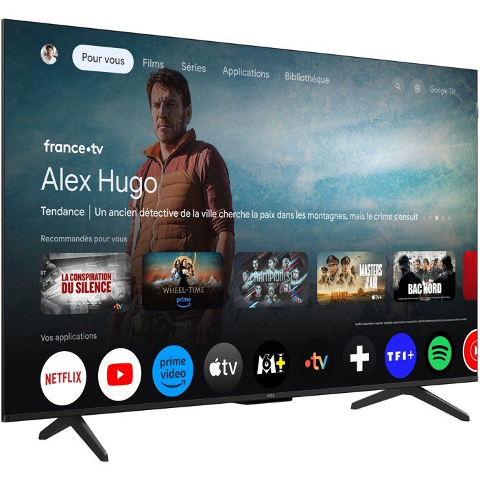 TCL 50QLED780 - TV QLED 50 (127 cm) - 4K UHD 3840x2160 - HDR10 - Google TV  - 3xHDMI 2.1 - WiFi
