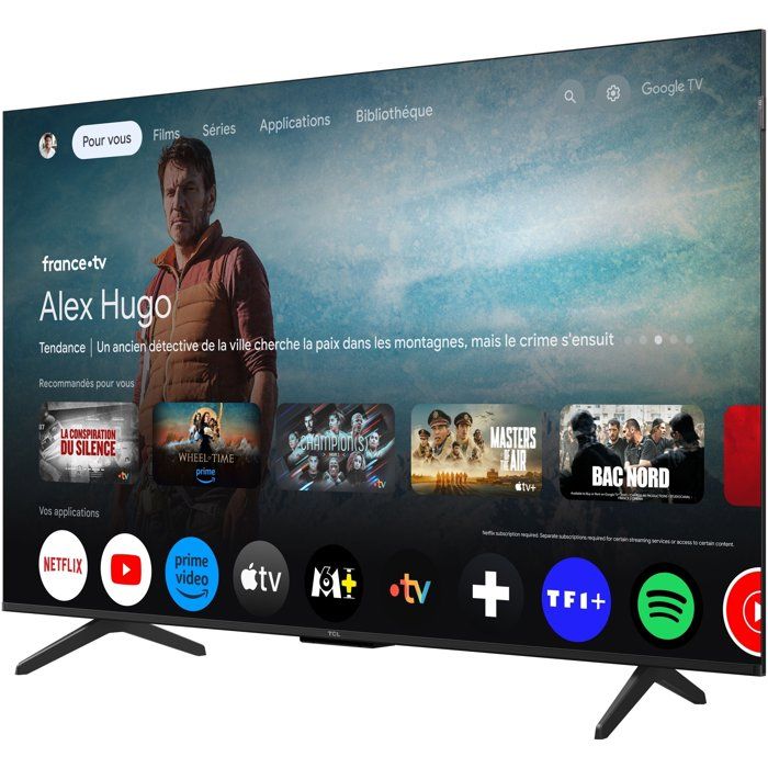 TCL 50QLED780 - TV QLED 50 (127 cm) - 4K UHD 3840x2160 - HDR10 - Google TV  - 3xHDMI 2.1 - WiFi