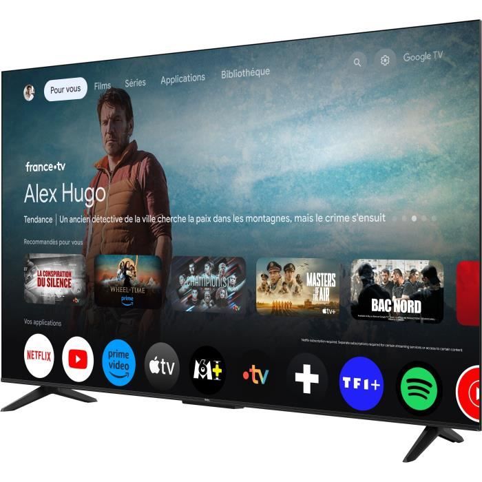 TCL 55T69C - TV QLED 55 (140 cm) - 4K UHD 3840x2160 - HDR10+ - Android TV  - 3xHDMI 2.1 - WiFi