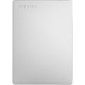 Disque dur externe - TOSHIBA - Canvio Slim - 2 To - Argent
