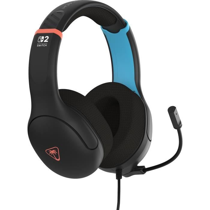 Casque de gaming filaire - TURTLE BEACH - Airlite Fit - Nintendo Switch 2 - Charcoal Black