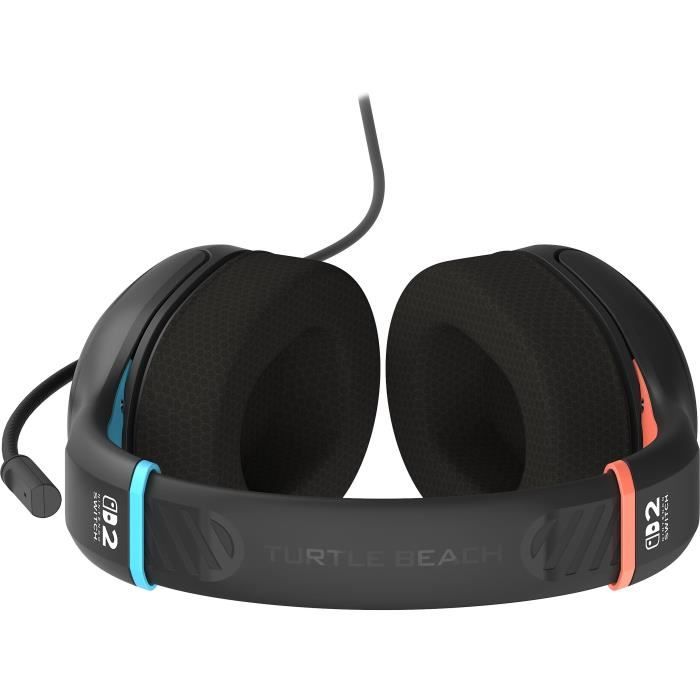 Casque de gaming filaire - TURTLE BEACH - Airlite Fit - Nintendo Switch 2 - Charcoal Black