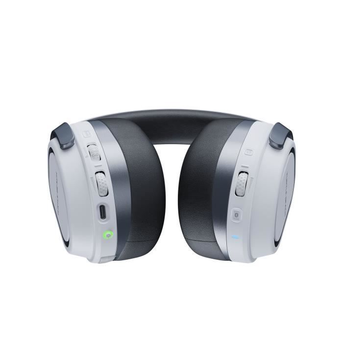 Casque gaming sans fil - Turtle Beach Stealth 700P (Gen3) - Blanc - PS5, PS4, PC, mobile, 60mm, Bluetooth, 80h