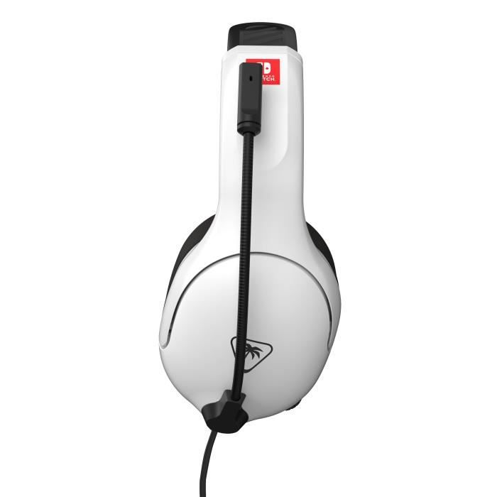 Casque gaming filaire - TURTLE BEACH - TBS-8003-05 - Airlite Fit - Sous licence officielle Nintendo pour Switch 2 - Noir & Blanc