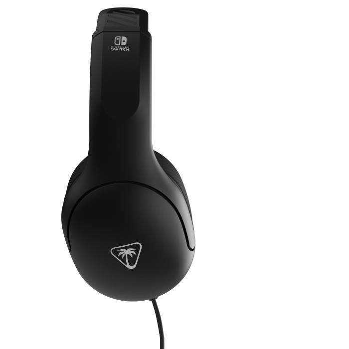 Casque gaming filaire - TURTLE BEACH - TBS-8003-05 - Airlite Fit - Sous licence officielle Nintendo pour Switch 2 - Noir & Blanc
