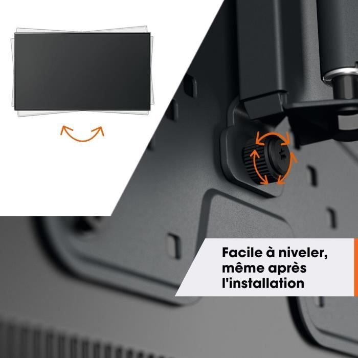 Support mural pour TV - VOGEL'S - TVM 1623 Full-Motion Large, 1 bras, 40-77