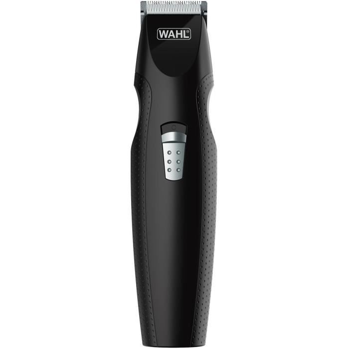 Tondeuse a barbe - WAHL - Mustache & Beard - 5 positions de coupe - Accessoires inclus - Noir