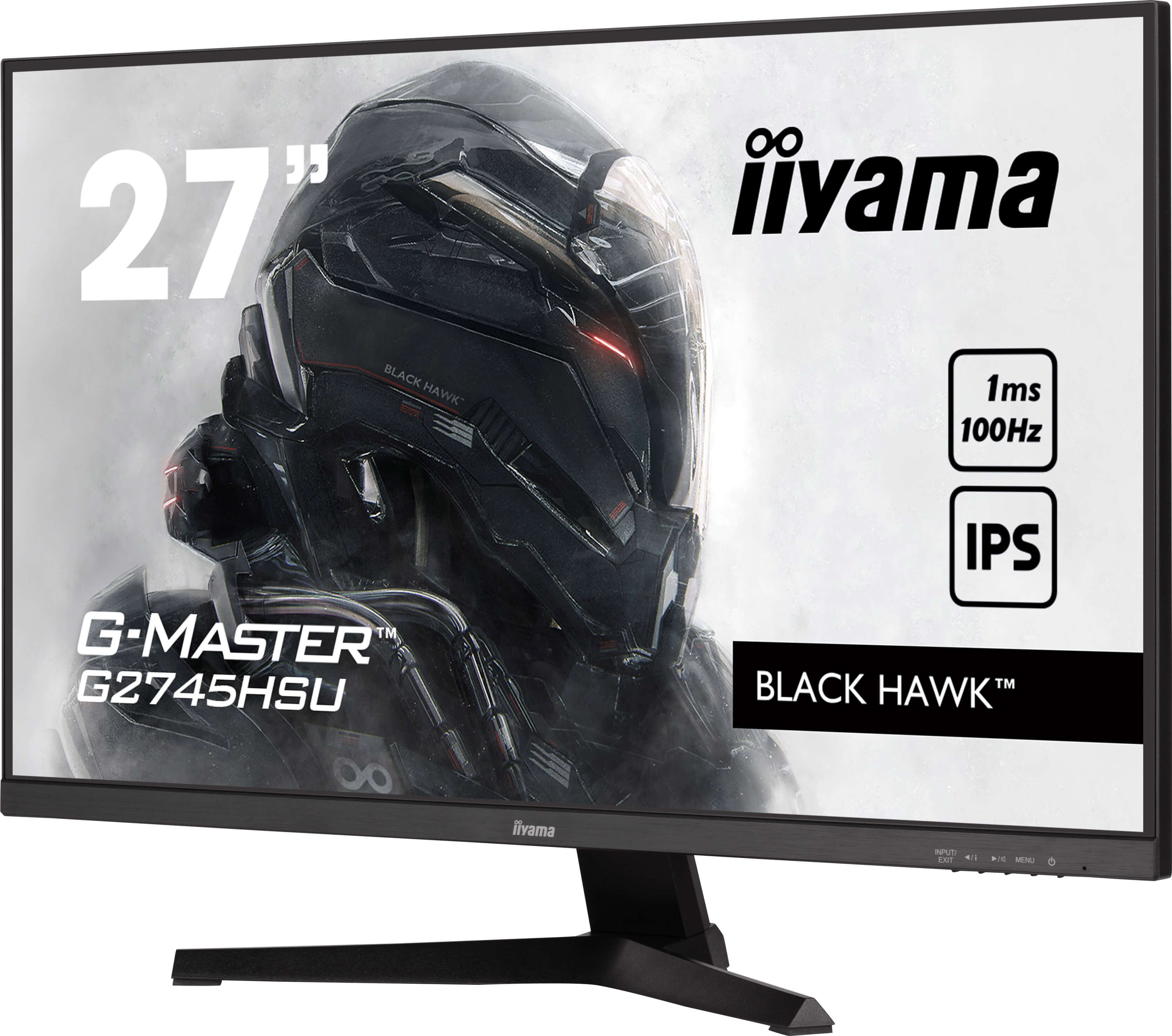 Ecran 27" Iiyama G-Master Black Hawk G2745HSU-B2 Full HD 100Hz (Noir)