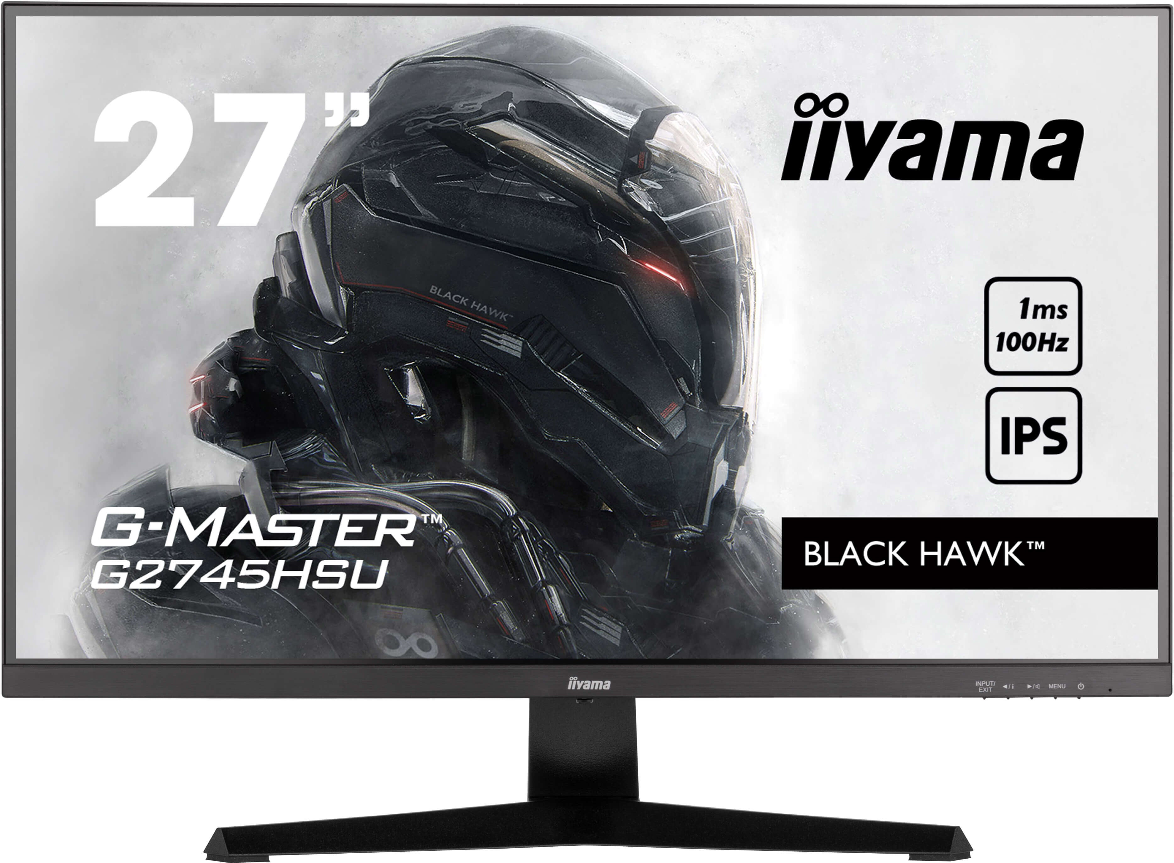 Ecran 27" Iiyama G-Master Black Hawk G2745HSU-B2 Full HD 100Hz (Noir)