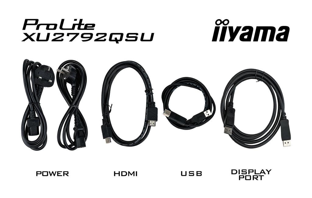 Ecran 27" Iiyama ProLite XU2792QSU-B6 Quad HD (Noir) 100Hz