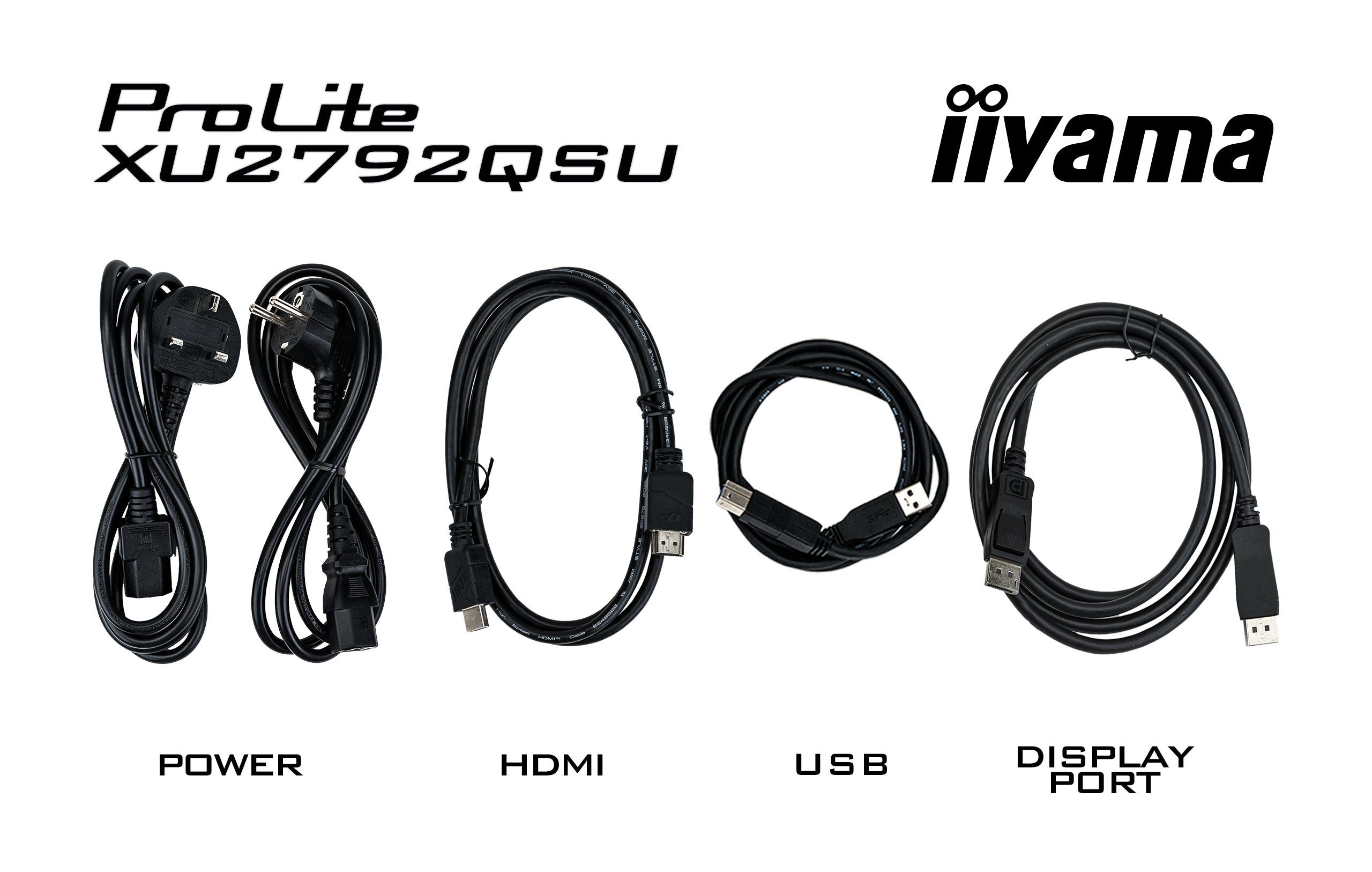 Ecran 27" Iiyama ProLite XU2792QSU-B6 Quad HD (Noir) 100Hz