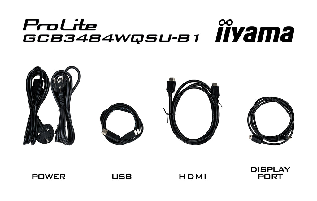 Ecran incurvé 34" Iiyama G-Master Red Eagle GCB3484WQSU-B1 Ultra WQHD 180Hz (Noir)