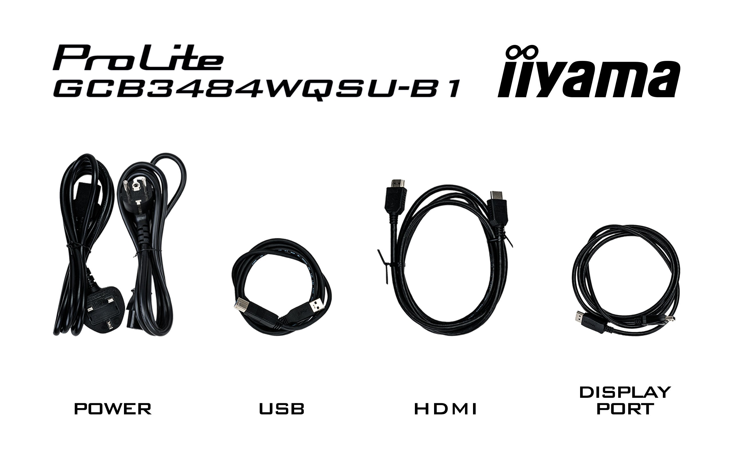 Ecran incurvé 34" Iiyama G-Master Red Eagle GCB3484WQSU-B1 Ultra WQHD 180Hz (Noir)